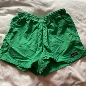 Patagonia Women's Green Baggie Shorts